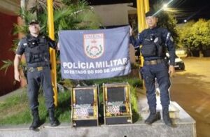 Ação do 36º BPM fecha ponto de jogos de azar no bairro Chalé